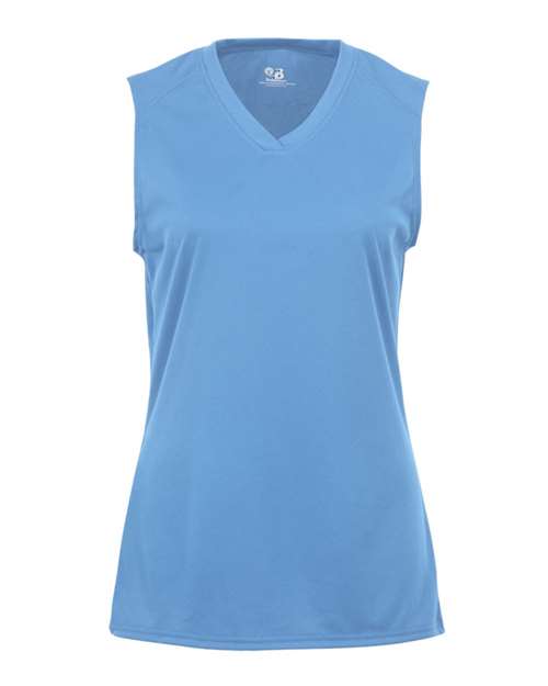 Badger Women's B-Core Sleeveless T-Shirt 4163 Columbia Blue