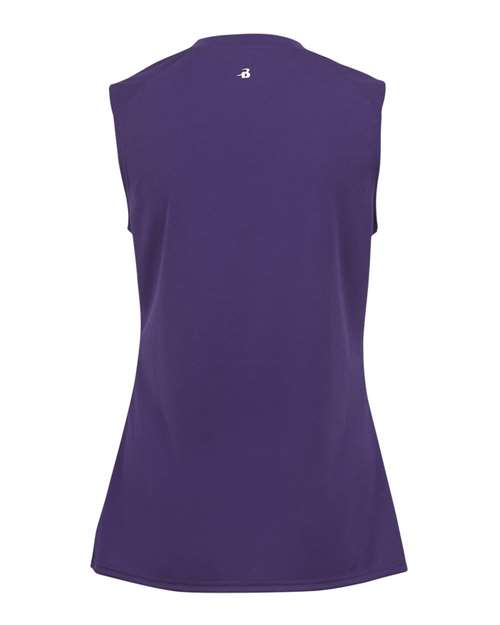 Badger Women's B-Core Sleeveless T-Shirt 4163 Purple