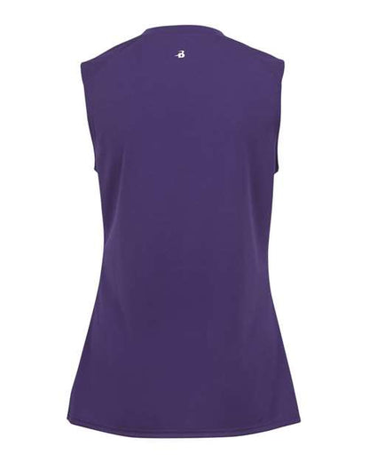 Badger Women's B-Core Sleeveless T-Shirt 4163 Purple