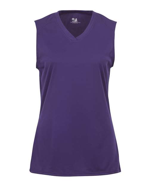 Badger Women's B-Core Sleeveless T-Shirt 4163 Purple