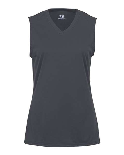 Badger Women's B-Core Sleeveless T-Shirt 4163 Graphite