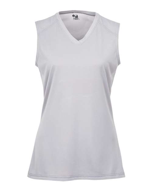 Badger Women's B-Core Sleeveless T-Shirt 4163 Silver