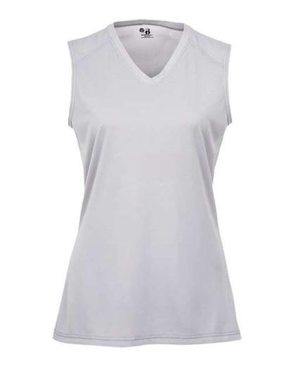 Badger Women's B-Core Sleeveless T-Shirt 4163 Silver
