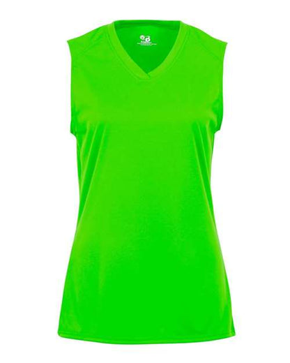 Badger Women's B-Core Sleeveless T-Shirt 4163 Lime