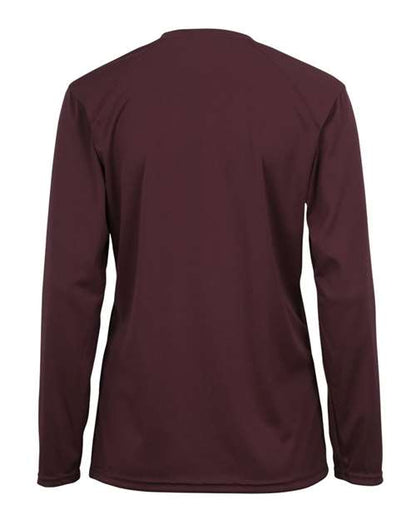 Badger Women's B-Core Long Sleeve T-Shirt 4164 Maroon