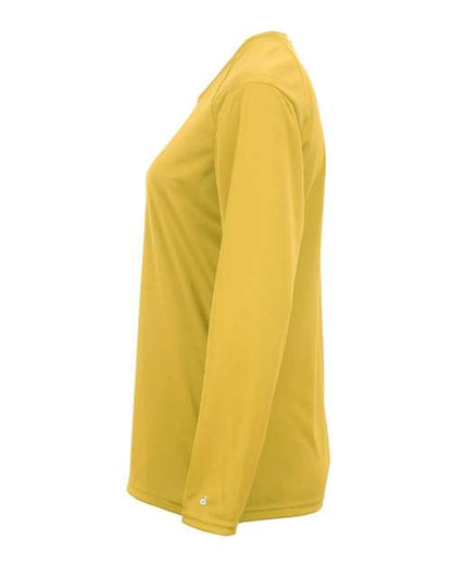 Badger Women's B-Core Long Sleeve T-Shirt 4164 Gold