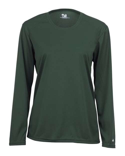 Badger Women's B-Core Long Sleeve T-Shirt 4164 Forest