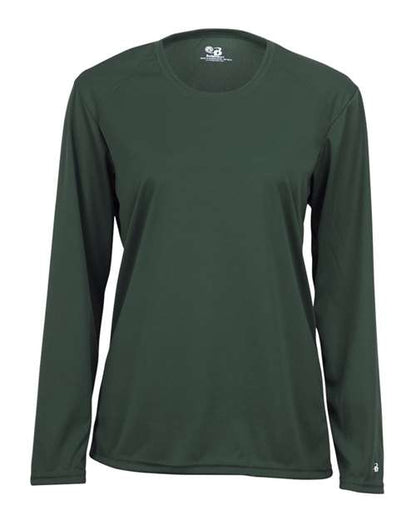Badger Women's B-Core Long Sleeve T-Shirt 4164 Forest
