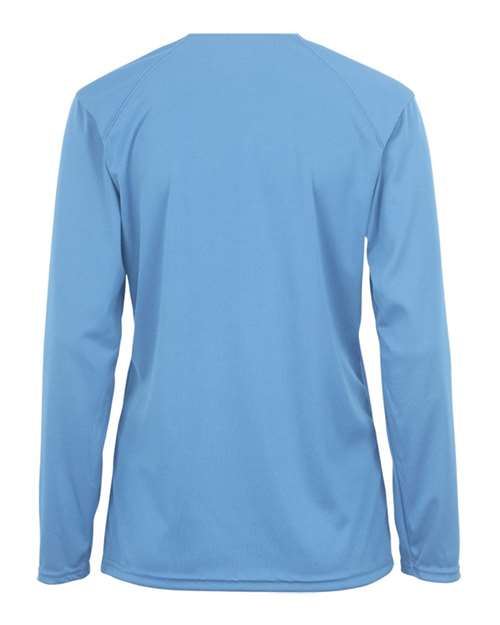 Badger Women's B-Core Long Sleeve T-Shirt 4164 Columbia Blue