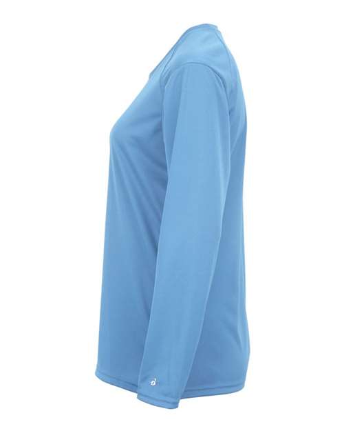 Badger Women's B-Core Long Sleeve T-Shirt 4164 Columbia Blue