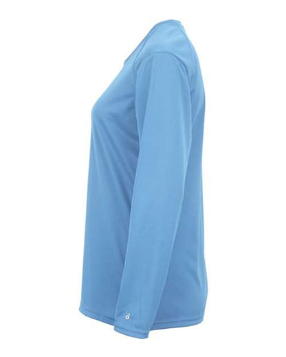 Badger Women's B-Core Long Sleeve T-Shirt 4164 Columbia Blue