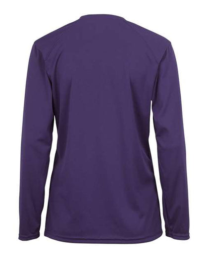 Badger Women's B-Core Long Sleeve T-Shirt 4164 Purple