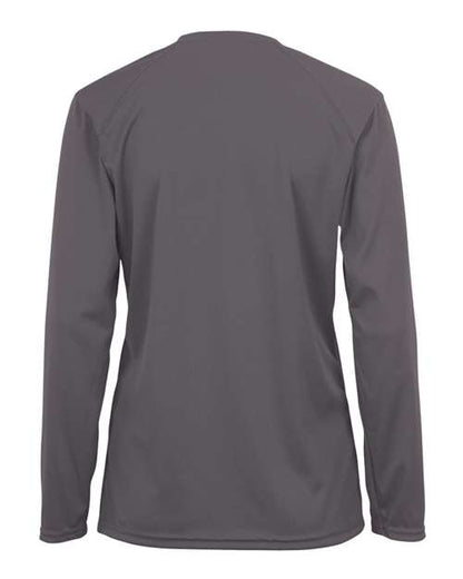 Badger Women's B-Core Long Sleeve T-Shirt 4164 Graphite