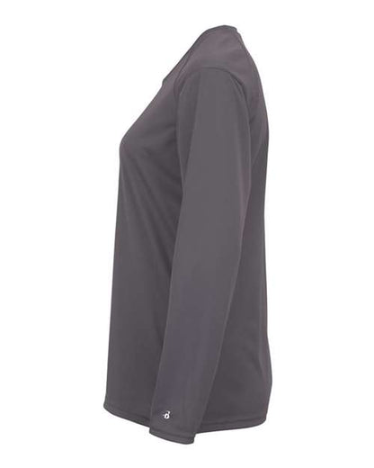 Badger Women's B-Core Long Sleeve T-Shirt 4164 Graphite