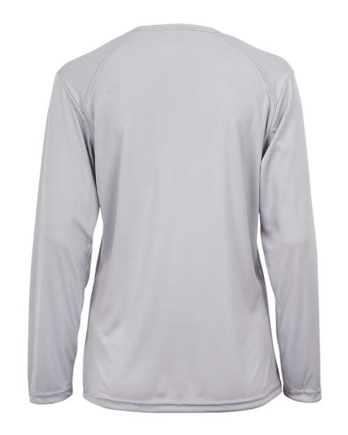 Badger Women's B-Core Long Sleeve T-Shirt 4164 Silver