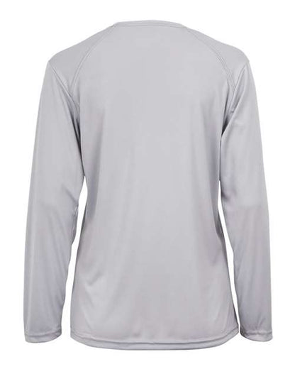 Badger Women's B-Core Long Sleeve T-Shirt 4164 Silver