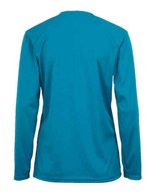 Badger Women's B-Core Long Sleeve T-Shirt 4164 Electric Blue