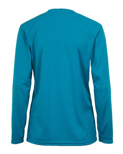 Badger Women's B-Core Long Sleeve T-Shirt 4164 Electric Blue