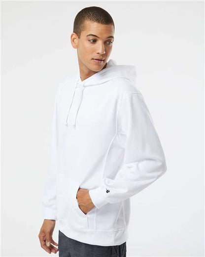 Badger Performance Fleece Hooded Sweatshirt 1454 White