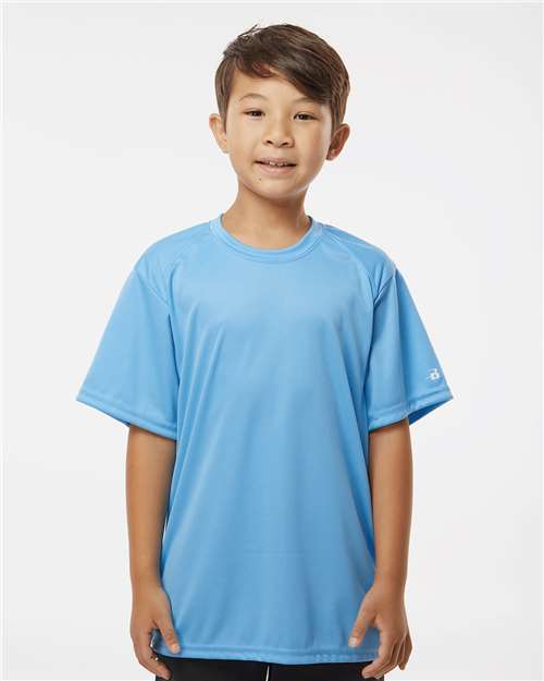 Custom Embroidered  Badger Youth B-Core T-Shirt 2120 Columbia Blue