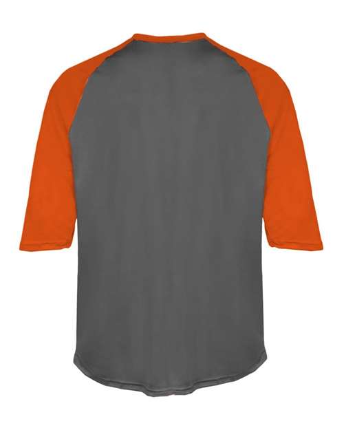 Badger Youth B-Core 3/4 Sleeve Baseball T-Shirt 2133