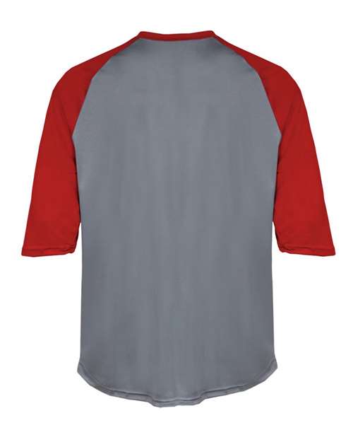 Badger Youth B-Core 3/4 Sleeve Baseball T-Shirt 2133