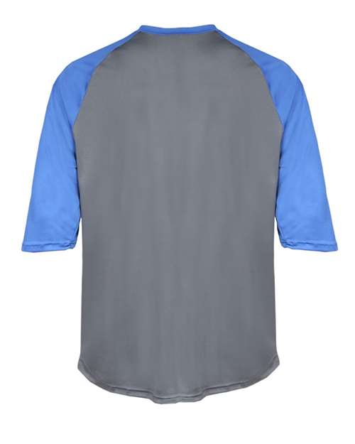 Badger Youth B-Core 3/4 Sleeve Baseball T-Shirt 2133