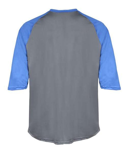 Badger Youth B-Core 3/4 Sleeve Baseball T-Shirt 2133