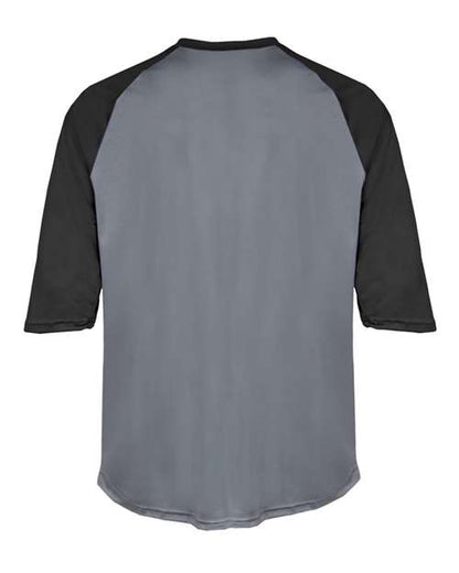 Badger Youth B-Core 3/4 Sleeve Baseball T-Shirt 2133