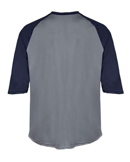 Badger Youth B-Core 3/4 Sleeve Baseball T-Shirt 2133