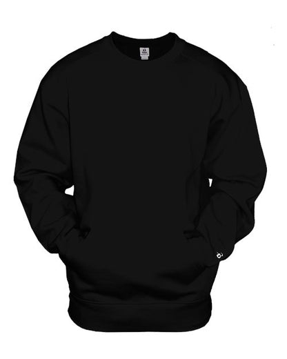 Badger Unisex Pocket Crewneck Sweatshirt 3970