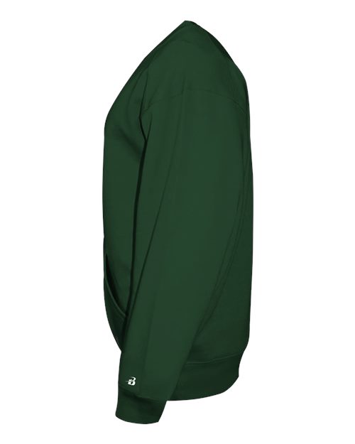 Badger Unisex Pocket Crewneck Sweatshirt 3970