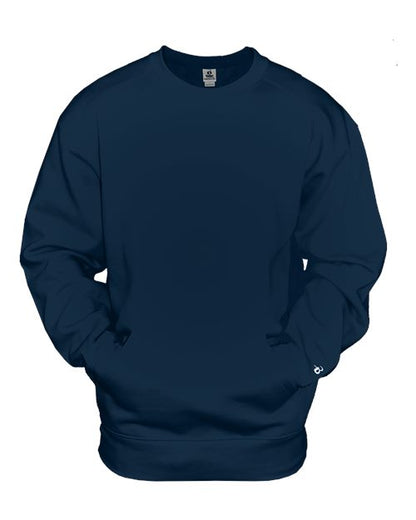 Badger Unisex Pocket Crewneck Sweatshirt 3970