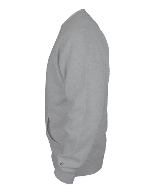 Badger Unisex Pocket Crewneck Sweatshirt 3970
