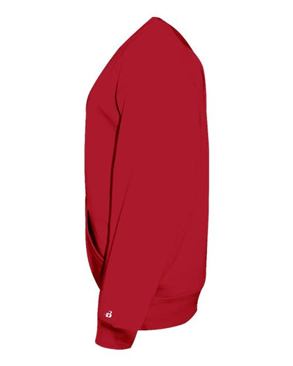 Badger Unisex Pocket Crewneck Sweatshirt 3970