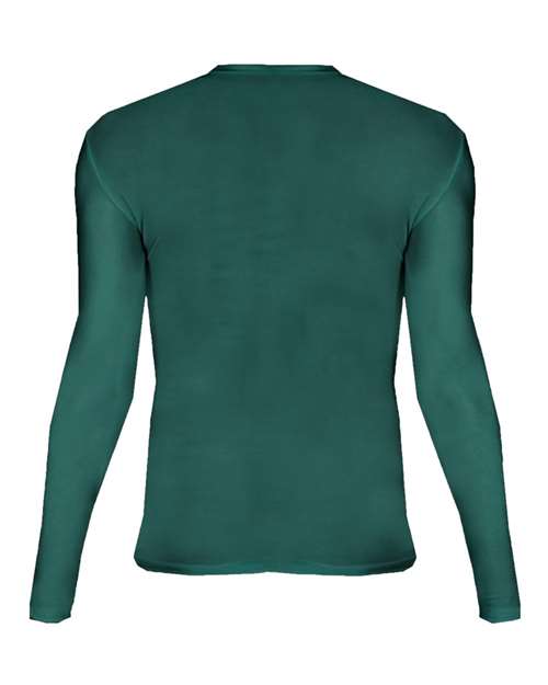 Custom EmbroideredBadger Men's Pro-Compression Long Sleeve T-Shirt 4015 Forest