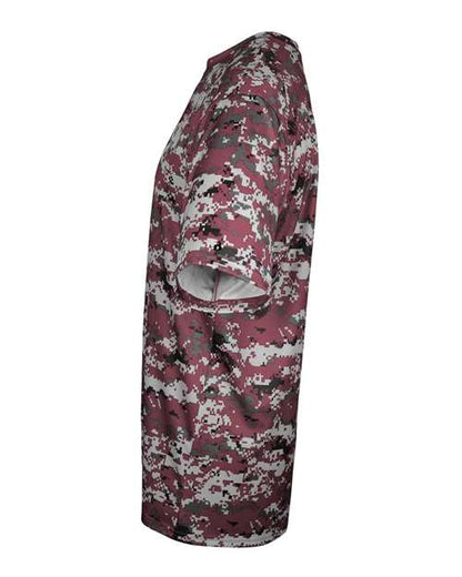 Badger Youth Digital Camo T-Shirt 2180 Maroon Digital