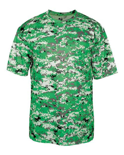Badger Youth Digital Camo T-Shirt 2180 Kelly Digital