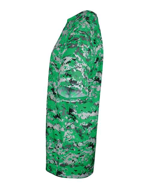 Badger Youth Digital Camo T-Shirt 2180 Kelly Digital