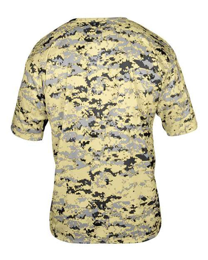 Badger Youth Digital Camo T-Shirt 2180 Vegas Gold Digital