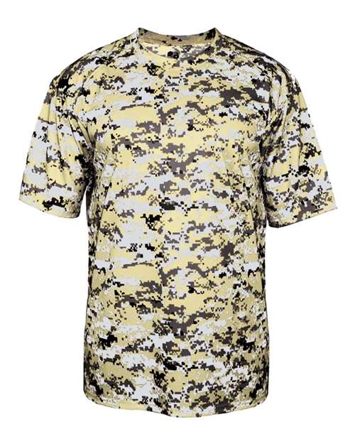 Badger Youth Digital Camo T-Shirt 2180 Vegas Gold Digital