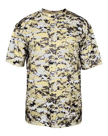 Badger Youth Digital Camo T-Shirt 2180 Vegas Gold Digital