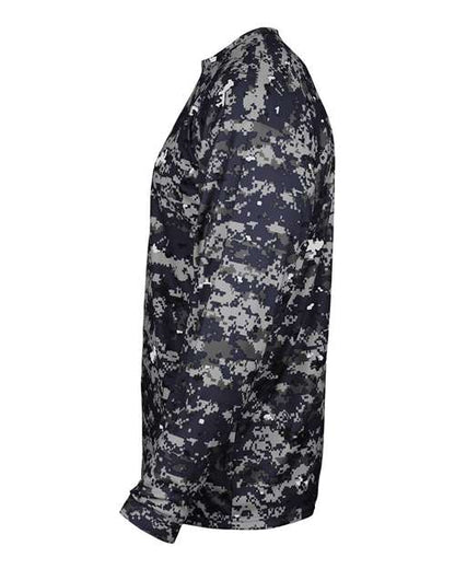 Badger Youth Digital Camo Long Sleeve T-Shirt 2184