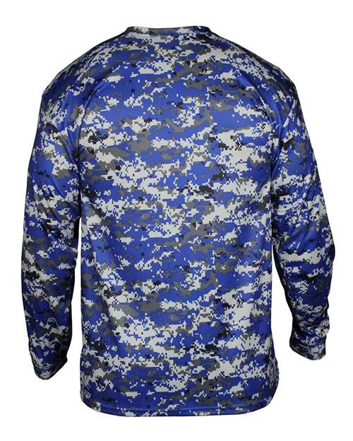 Badger Youth Digital Camo Long Sleeve T-Shirt 2184