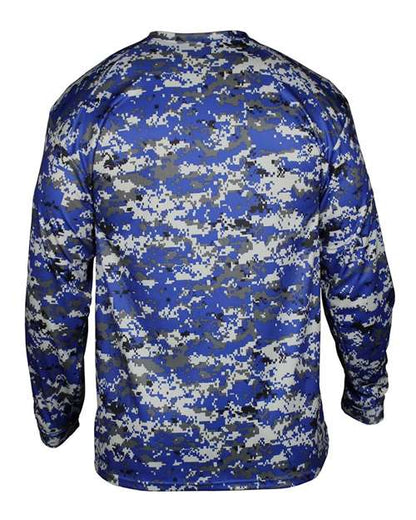 Badger Youth Digital Camo Long Sleeve T-Shirt 2184