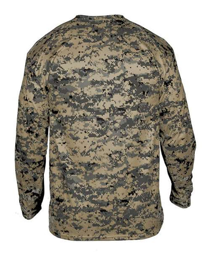 Badger Youth Digital Camo Long Sleeve T-Shirt 2184