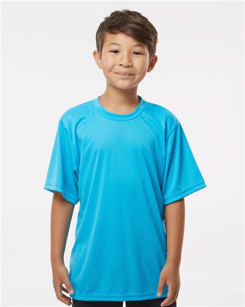 Custom Embroidered  C2 Sport Youth Performance T-Shirt 5200 Electric Blue