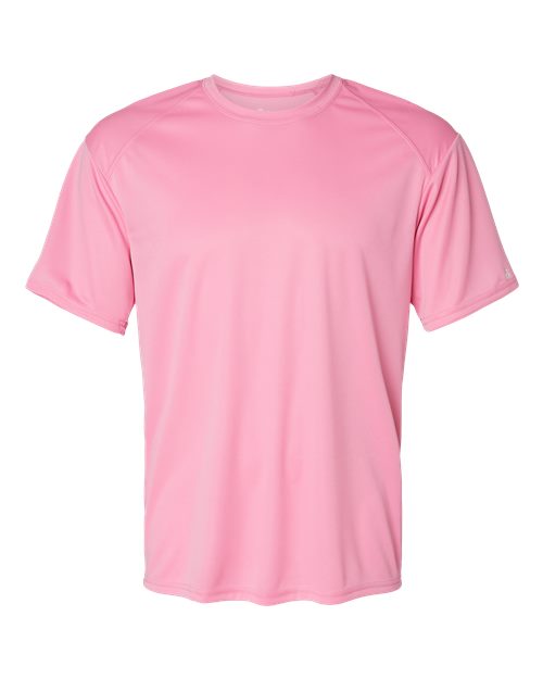 Badger B-Core Sport Shoulders T-Shirt 4120 Pink