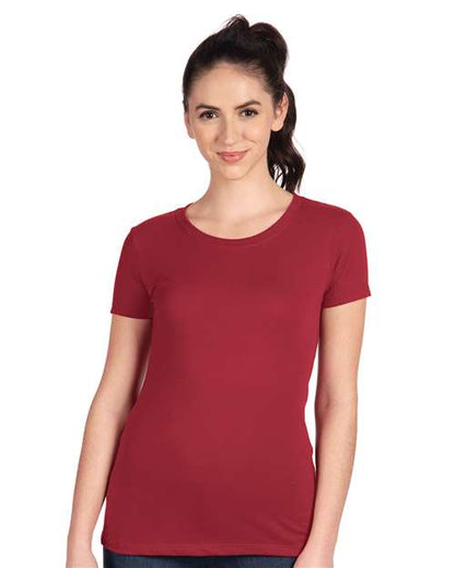Custom Embroidered  Next Level Women's Ideal T-Shirt 1510 Cardinal