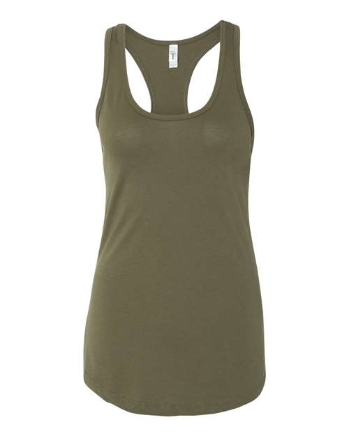 Next Level Women's Ideal Racerback Tank 1533 Military Green